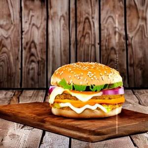 Cheesy Veg Burger 1 burger