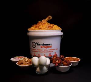 Chicken party bucket [serves 14-15 ] free with egg and chicken 65