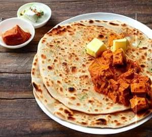 Paneer tikka masala paratha