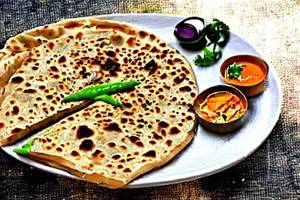 Paneer paratha