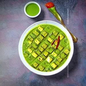 Green Paneer masala