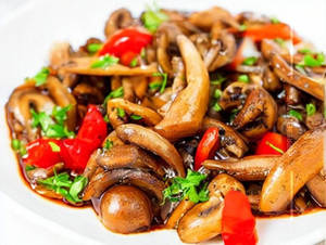 Chilly Mushroom (dry)