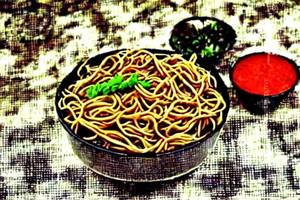 Chicken schezwan noodles    