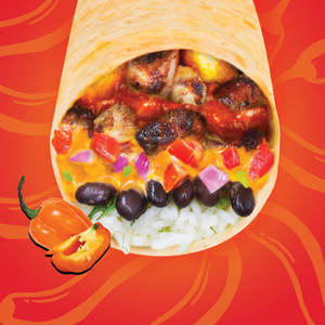 Hot Habanero Burrito - Chicken