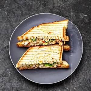 Plain chicken cheese sandwich
