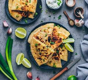 Prawn stuffed parotta