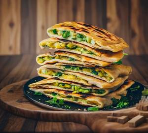 Egg stuffed parotta