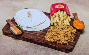 New Spicy Chicken Shawarma Plate  With Fries