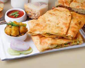 Egg Mughlai Paratha