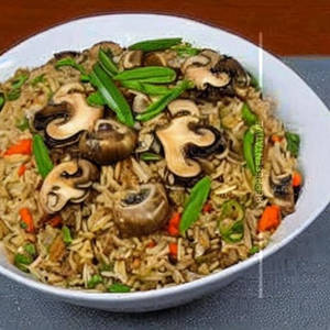 Mushroom Fried Rice
