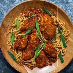 Chicken fried noddle