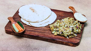 Arabian Chicken Shawarma On Plate