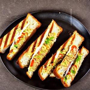 Grilled Brown Bread Cheese Sandwich