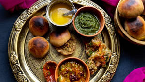 Litti Chokha In Pure Ghee