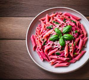 Non Veg Chicken Pink Sauce Pasta