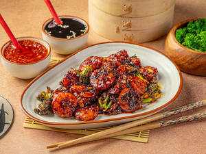 Prawns Teriyaki (dry)