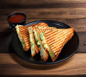 Paneer And Corn Club Sandwich