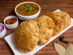 Chole Poori [2 Poori]