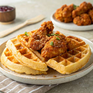 Waffles With Chicken