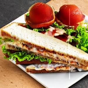 Chicken coleslew sandwich