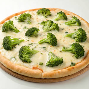 Creamy Broccoli Pizza