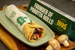 Mushroom Parotta Roll