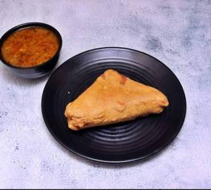 Bread pakoda with sabzi (1pc)