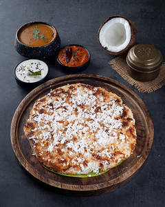 Coconut Uttapam