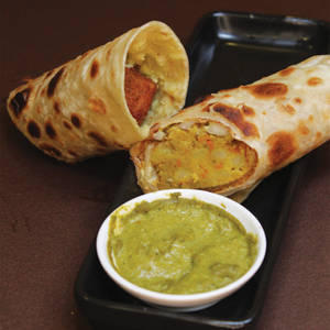 Alu Tikki Kati Roll (without Cheese)