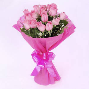 Pink Rose Valentine Flowers Bookey