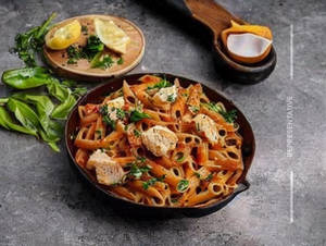 Aglio Olio Chicken Pasta
