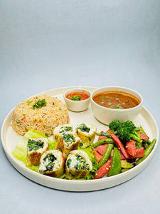 Paneer Roulade Meal