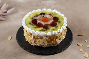 Eggless Fresh Fruit Cake