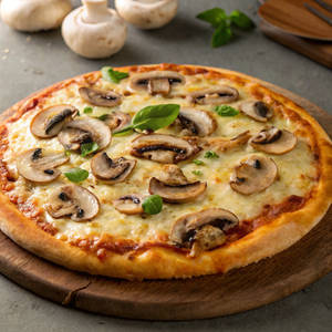 Al Funghi Pizza With Truffle Oil