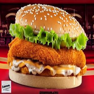 Zinger Chicken Cheese sub Sandwich 