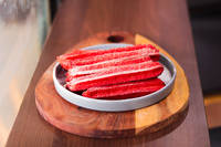 Dipped Redvelvet Churros with Milk Chocolate (5 pcs)