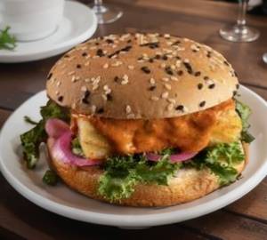 Paneer makhani burger