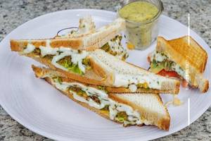 Double Cheese Chutney Sandwich