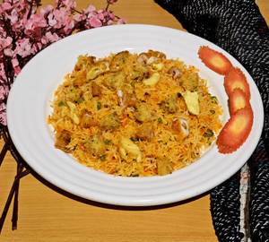 Chicken Manchurian Fried Rice 
