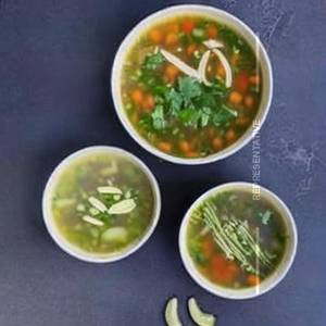 Chicken coriander soup                                          