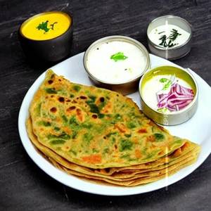 Cheese Aloo Methi Fudina