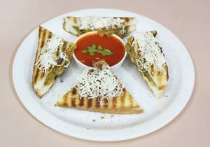 Cheese Aloo Mutter Grilled Sandwich