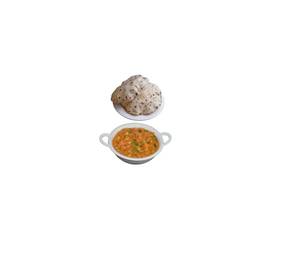 3 Phulka & Corn Masala  Gravy 250 Ml