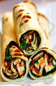 Mushroom Kaathi Rolls