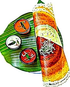 Ghee podi masala dosa