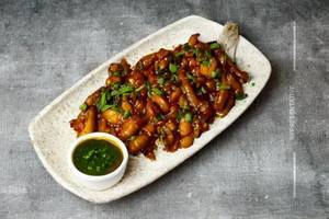 Baby corn Mushroom Chilli