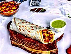 Chilly Paneer Roll