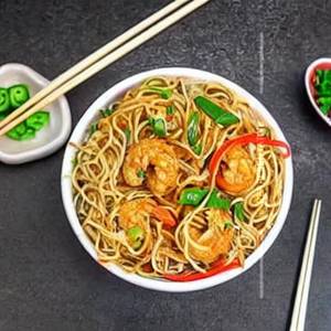 Hakka Prawns Noodles