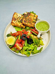 Grilled Paneer With Vegetables