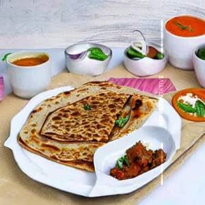 Mutton Keema Paratha